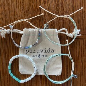 Pura Vida 4 Pack Summer Bracelet Set One Size